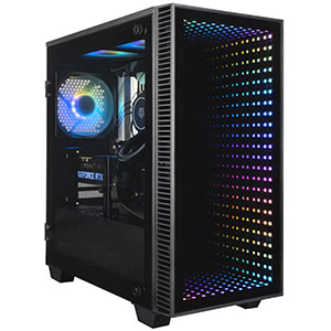 pc desktop gaming infinity rgb micro matx atx amd intel gpu cyberpowerpc cuk continuum