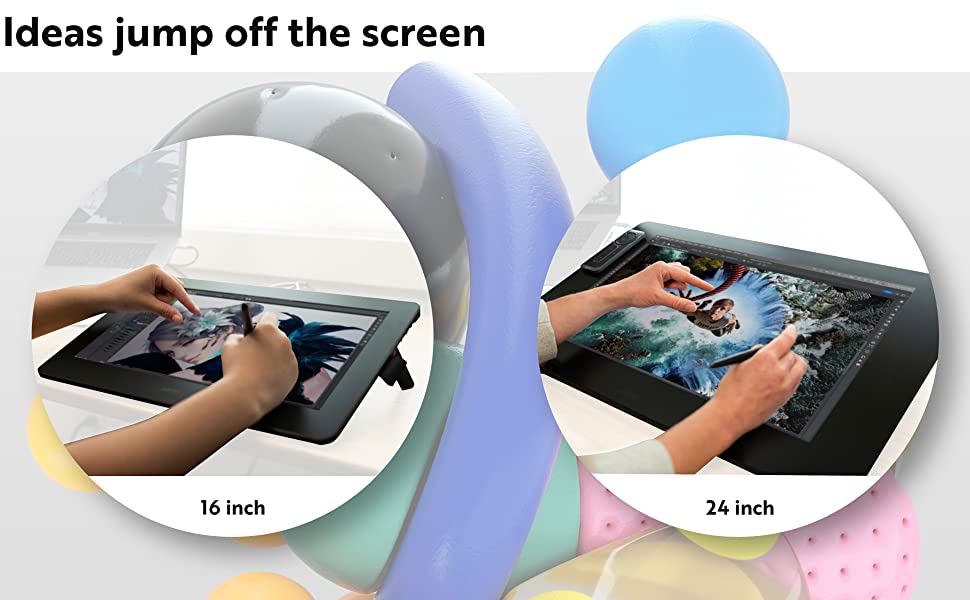 16 inch and 24 inch Cintiq Pro