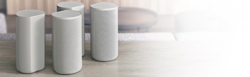 Image of the 4 Speakers in HT-A9 system