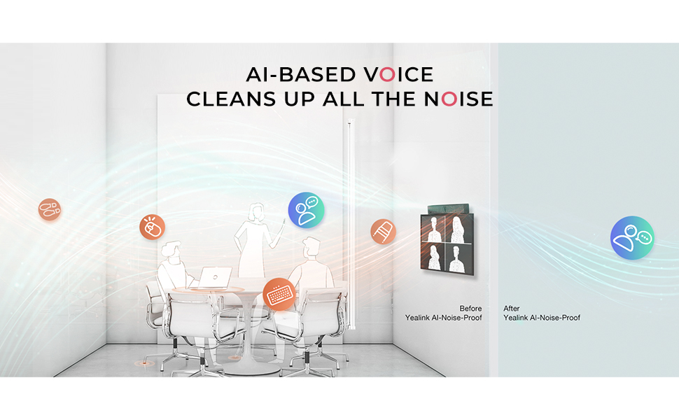 ai voice noise control cancellation cancelation isolation clear voice silent clean
